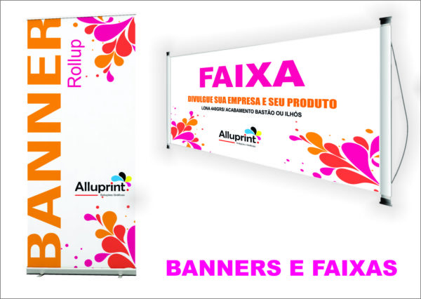 Comunicação visual ( Banners, Faixas e Placas)